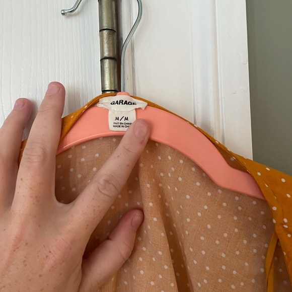 Medium Yellow Polka Dot Blouse - Picture 2 of 3